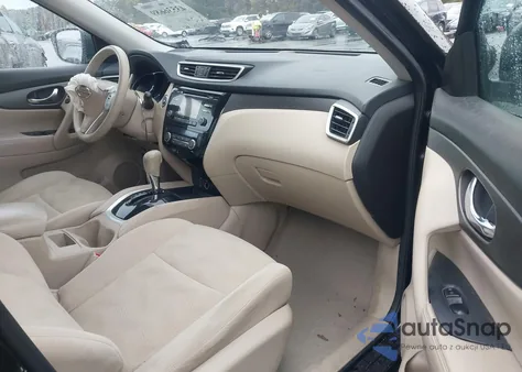 2014 Nissan Rogue Sv z USA, uszkodzony, nr VIN 5N1AT2MV0EC834784